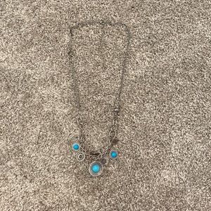 Boutique silver/turquoise necklace
